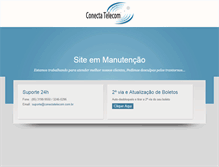 Tablet Screenshot of conectatelecom.com.br